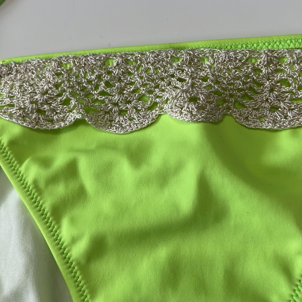 Victoria’s Secret String Bikini Bottom With Metal… - image 2